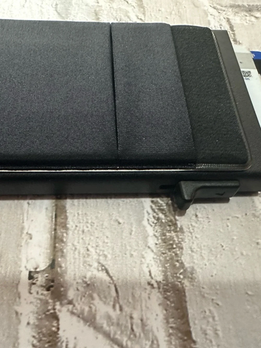 Sleek Black Minimalist yo Card Holder Wallet RFID blocking pop up